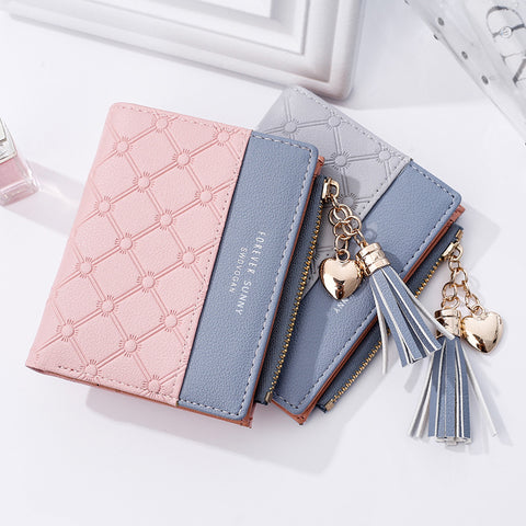 Women Wallets Small Fashion Brand Leather Purse Women Ladies Card Bag For Women 2019 Clutch Women Female Purse Money Clip Wallet