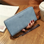 Female Wallet PU Leather Long Purse Black/pink/blue/green/gray Famous Brand Designer Wallet Women 2019 Quality Female Purse