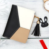 Ladies Zipper Wallet Korean Version Coloured Tassel Large Capacity Change Wallet Women Wallet Female Purse Money Clip Wallet