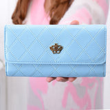 Female Wallet PU Leather Long Purse Black/pink/blue/green/gray Famous Brand Designer Wallet Women 2019 Quality Female Purse