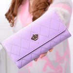 Female Wallet PU Leather Long Purse Black/pink/blue/green/gray Famous Brand Designer Wallet Women 2019 Quality Female Purse