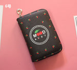 2019 New Women's Fashion Prints Short Wallets Coin Purse Large Capacity Clutch Phone Bag PU Leather Ladies Card Holder Wallets