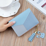Leather Wallet Women Luxury Long Clutch Ladies Purse Card Holder Tassel Women Wallets  Zipper Coin Phone Money Pocket Bag W052