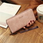 Wallet women mobile phone bag Brand Designer Female card PU Leather Long Womens Wallets and purses Ladies slim card holder purse