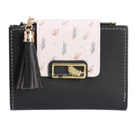 Tassel Women Wallet Small Cute Wallet Women Short Leather Women Wallets Zipper Purses Female Purse Clutch