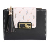 Tassel Women Wallet Small Cute Wallet Women Short Leather Women Wallets Zipper Purses Female Purse Clutch