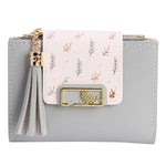 Tassel Women Wallet Small Cute Wallet Women Short Leather Women Wallets Zipper Purses Female Purse Clutch