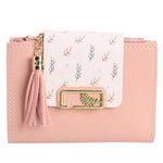Tassel Women Wallet Small Cute Wallet Women Short Leather Women Wallets Zipper Purses Female Purse Clutch