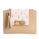Tassel Women Wallet Small Cute Wallet Women Short Leather Women Wallets Zipper Purses Female Purse Clutch