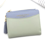 2020 Tassel Leather Small Wallet Women Luxury Famous Brand Mini Women Wallets Purses Female Short Coin Purse Credit Card Holder