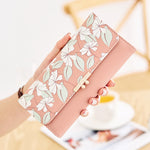 Brand High Capacity New Fashion Women Wallet Long Design Three Fold Card Holder Carteira Female PU Leather Ladies Purses