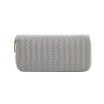 2020 Fashion Women Weave Wallet Wrist Handle Phone Case Long Section Money Pocket Pouch Handbag Women's Purse Card Holders