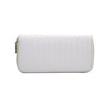 2020 Fashion Women Weave Wallet Wrist Handle Phone Case Long Section Money Pocket Pouch Handbag Women's Purse Card Holders