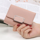 New Money Small Wallet Women Casual Solid Wallet Fashion Female Short Mini All-match Korean Students Love Small Wallet