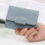 New Money Small Wallet Women Casual Solid Wallet Fashion Female Short Mini All-match Korean Students Love Small Wallet