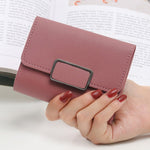 New Money Small Wallet Women Casual Solid Wallet Fashion Female Short Mini All-match Korean Students Love Small Wallet