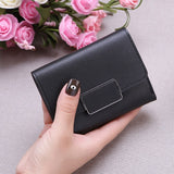 New Money Small Wallet Women Casual Solid Wallet Fashion Female Short Mini All-match Korean Students Love Small Wallet