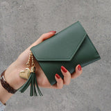 New Money Small Wallet Women Casual Solid Wallet Fashion Female Short Mini All-match Korean Students Love Small Wallet