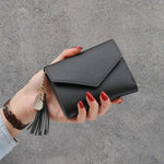 New Money Small Wallet Women Casual Solid Wallet Fashion Female Short Mini All-match Korean Students Love Small Wallet