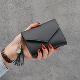 New Money Small Wallet Women Casual Solid Wallet Fashion Female Short Mini All-match Korean Students Love Small Wallet